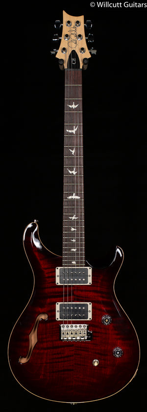 PRS CE24 Semi-Hollow Fire Red Burst