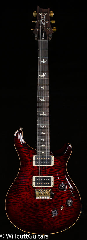 PRS Custom 24 Piezo Fire Red Burst 10 Top