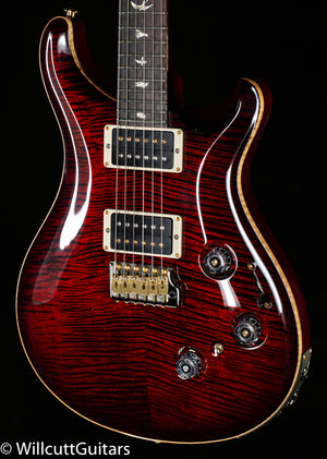 PRS Custom 24 Piezo Fire Red Burst 10 Top