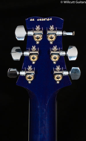 PRS Santana Retro Emerald Burst Blue Binding Custom Color