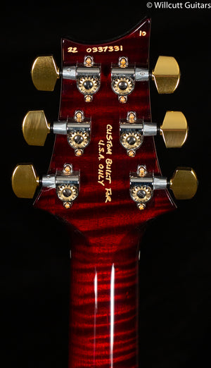 PRS Wood Library Modern Eagle V Red Tiger Smokeburst Stained Flame Maple Neck