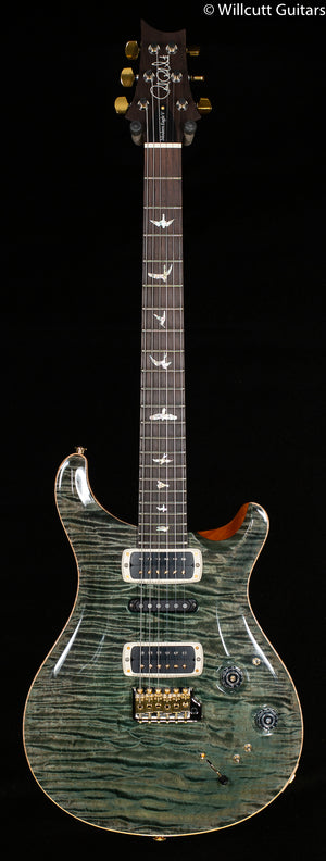 PRS Modern Eagle V Wood Library Edition Artist One-Piece Quilt Trampas Green