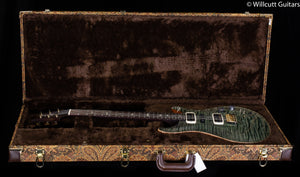PRS Modern Eagle V Wood Library Edition Artist One-Piece Quilt Trampas Green