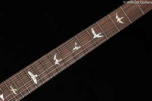 PRS Modern Eagle V Wood Library Edition Artist Quilt Faded Whale Blue