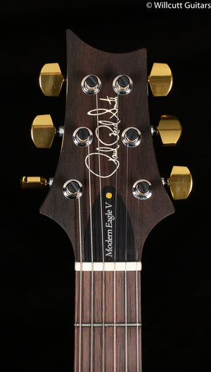 PRS Modern Eagle V Wood Library Edition Artist One-Piece Quilt Trampas Green