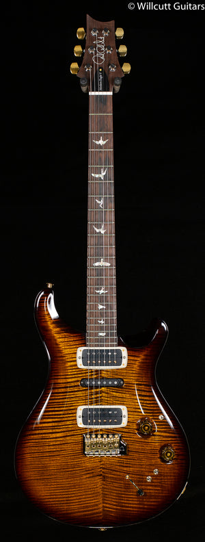 PRS Wood Library Modern Eagle V Black Gold Wraparound Burst Stained Flame Maple Neck