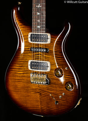 PRS Wood Library Modern Eagle V Black Gold Wraparound Burst Stained Flame Maple Neck