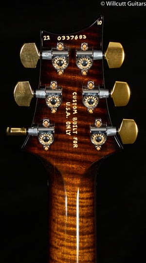 PRS Wood Library Modern Eagle V Black Gold Wraparound Burst Stained Flame Maple Neck