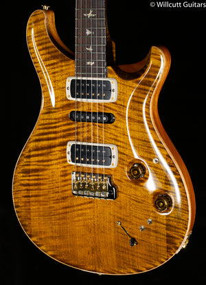 2022 PRS Wood Library Modern Eagle V Black Gold Stained Neck