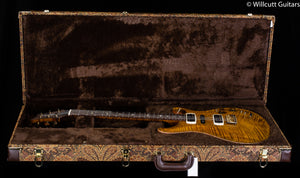 2022 PRS Wood Library Modern Eagle V Black Gold Stained Neck