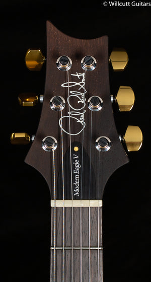PRS Wood Library Modern Eagle V River Blue Stained Flame Maple Neck (680)