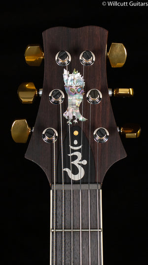 2022 PRS Santana Retro Flame Maple 10 Top Custom Color River Blue/Blue Binding (958)