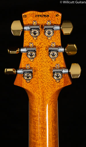 2022 PRS Santana Retro Flame Maple 10 Top Custom Color River Blue/Blue Binding (958)