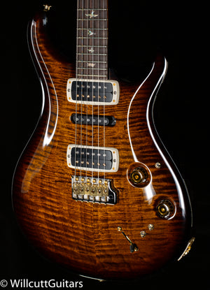 PRS Wood Library Modern Eagle V Black Gold Wraparound Burst Stained Flame Maple Neck (838)