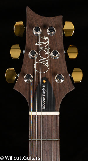 PRS Wood Library Modern Eagle V Black Gold Wraparound Burst Stained Flame Maple Neck (838)
