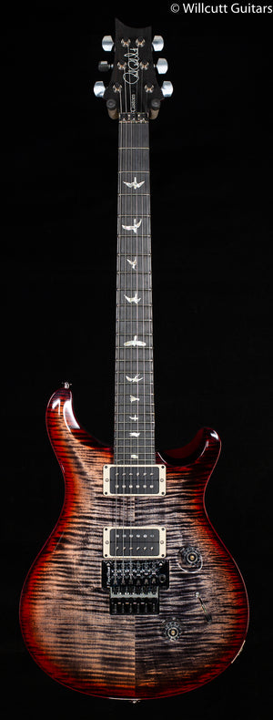 PRS Custom 24 Floyd Charcoal Cherry Burst 10 Top (693)