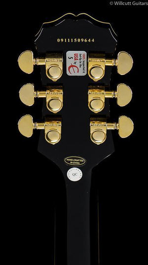 Epiphone LP Custom Ebony, Gold HW