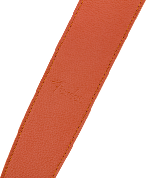 Fender Limited Leather Strap, Tangerine