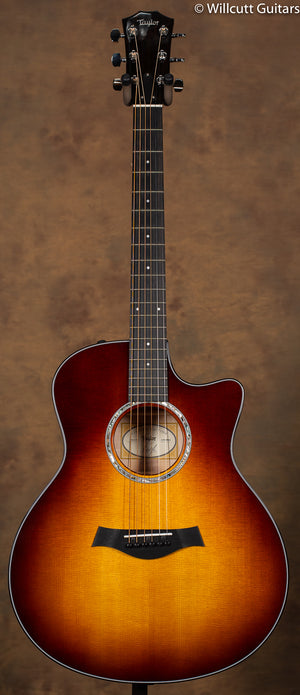 Taylor 2018 LTD 416ce Spruce Big Leaf Maple Tobacco Sunburst USED