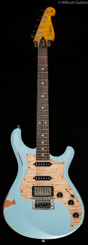 Knaggs Chesapeake Severn X Trem HSS Sonic Blue Gloss Relic (134)