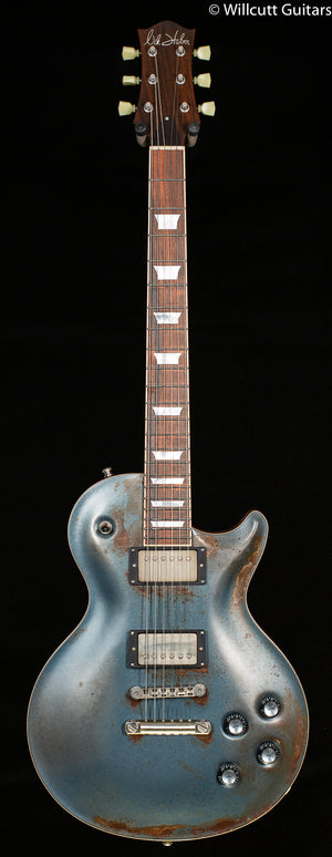Nik Huber Orca '59 Rusty Petrol Blue Brazilian Neck