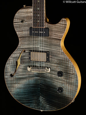 Nik Huber Krautster II Custom Grey Blue Semihollow