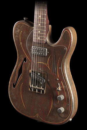Trussart SteelCaster Deluxe Pinstripe Rust O Matic