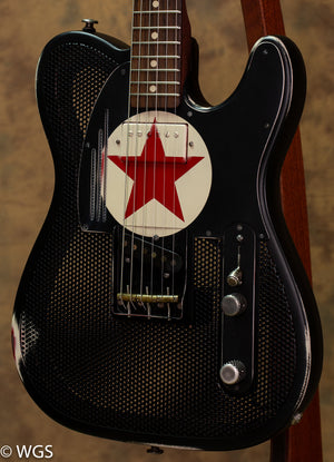 James Trussart Steelcaster Red Star Holey Top USED