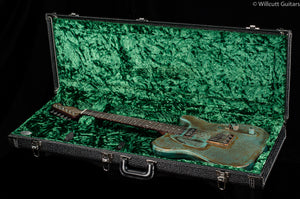 Trussart SteelCaster Titanic Green Snakeskin Engraved (079)