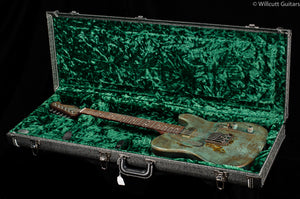 Trussart SteelCaster Titanic Green Snakeskin Engraved (080)