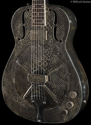 Trussart SteelReso Gator Snakeskin Cream Black (055)