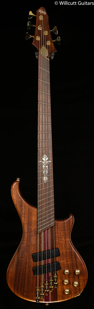 Scott Walker Custom Koa 5-String Multi-Scale Bass Guitar