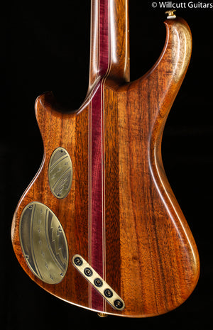 Scott Walker Custom Koa 5-String Multi-Scale Bass Guitar