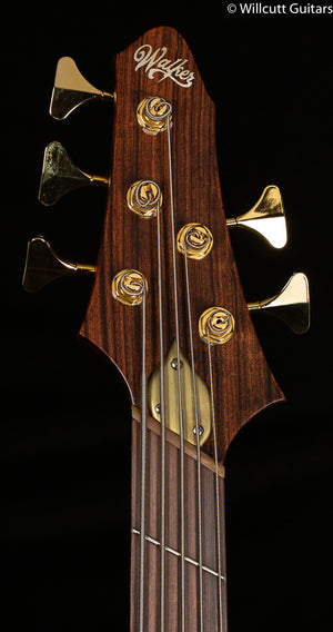 Scott Walker Custom Koa 5-String Multi-Scale Bass Guitar
