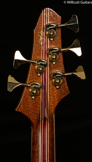 Scott Walker Custom Koa 5-String Multi-Scale Bass Guitar