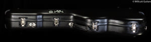 Calton Cases Classical Case, Fender Stratocaster, Black Exterior/ Purple Interior
