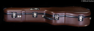 Calton Cases Dreadnought Brown Exterior/ Green Interior