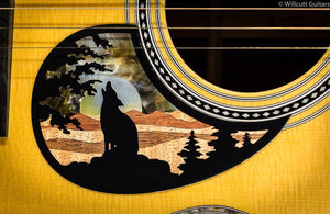 Martin Custom Shop 00-42 Wolf Phases of the Moon (859)