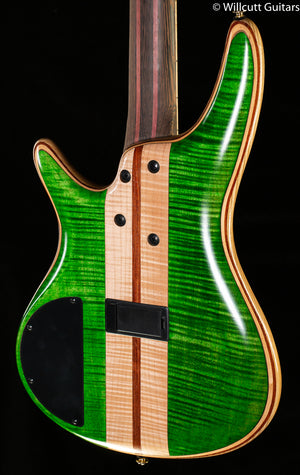 Ibanez Premium SR4FMDX Emerald Green Low Gloss Bass Guitar