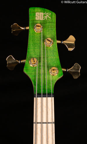 Ibanez Premium SR4FMDX Emerald Green Low Gloss Bass Guitar