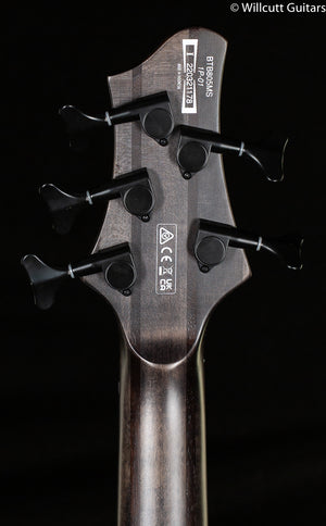 Ibanez BTB805MS 5-string Transparent Gray Flat Bass Guitar (178)