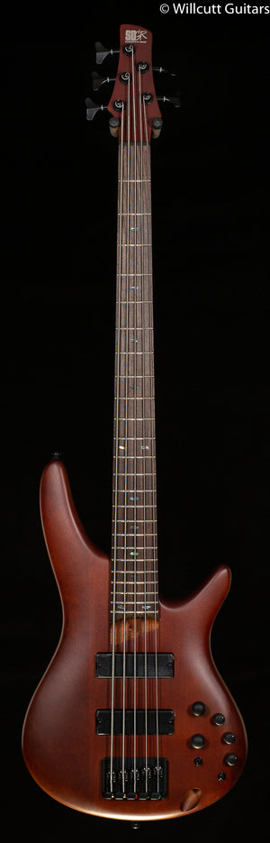 Ibanez SR505E 5 String Bass Brown Mahogany Bass Guitar (690)