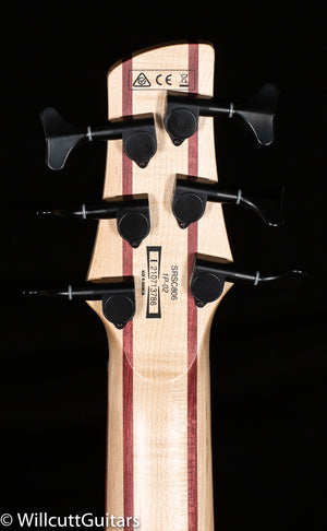 Ibanez Bass Workshop SRSC806 Deep Twilight Flat Bass Guitar