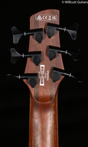 Ibanez Bass Workshop SRMS806BTT Brown Topaz Burst Bass Guitar (174)