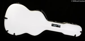 Calton Medium Jumbo Case, Martin 000-18, White Exterior/ Burgundy Interior