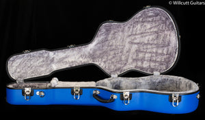 Calton Medium Jumbo Case, Martin 000-18, Blue Exterior/ Silver Interior