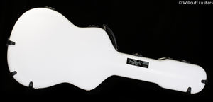 Calton Medium Jumbo Case, Martin 000-18, White Exterior/ Burgundy Interior