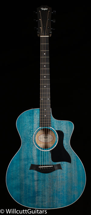 Taylor 214ce DLX LTD Maple/Sitka Trans Blue Top (376)