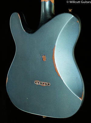 B3 Gene Baker Phoenix V Bound Fretboard and Inlays Distressed (094)