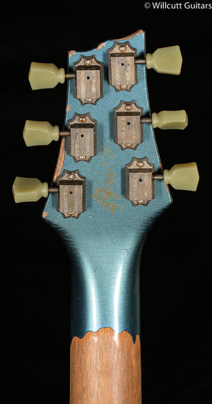 B3 Gene Baker Phoenix V Bound Fretboard and Inlays Distressed (094)